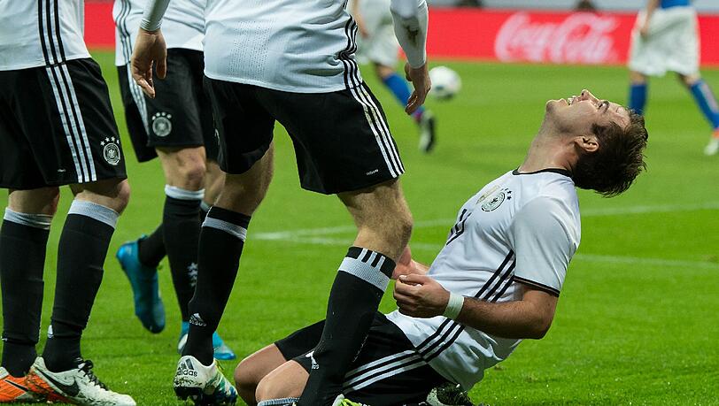 Mario Götze, bei den Bayern meist Bankdrücker, kam am Dienstag im DFB-Trokot zu einem ersehnten Erfolgserlebnis. Mario Götze, bei den Bayern meist Bankdrücker, kam am Dienstag im DFB-Trokot zu einem ersehnten Erfolgserlebnis.