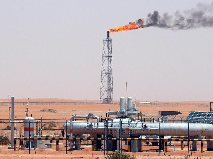 Ölfeld in Saudi-Arabien.