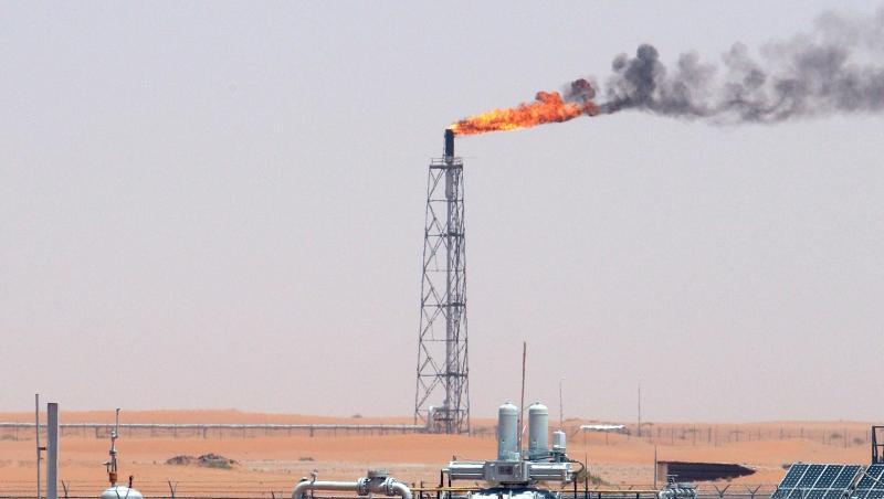 Ölfeld in Saudi-Arabien. Ölfeld in Saudi-Arabien.