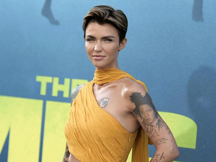 Ruby Rose kommt 2018 in Los Angeles zur Premiere von "Meg".