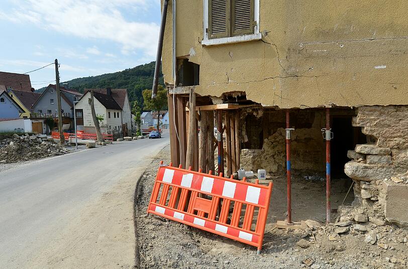 Hier fehlt noch immer ein ganzes Hauseck.