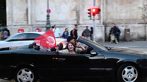 Erdogan-Fans in München.