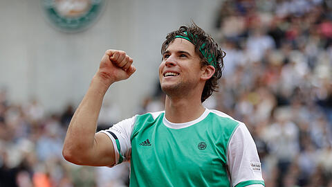 Dominic Thiem steht im Halbfinale der French Open.