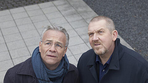 Die "Tatort"-Kommissare Ballauf (l.) und Schenk.