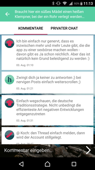 Hoomn: Die Smartphone-App will schwarzes Brett und Chat für ganz München sein.