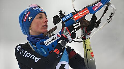 Ist mit Deutschlands Mixed-Staffel in Oberhof im Einsatz: Vanessa Hinz.