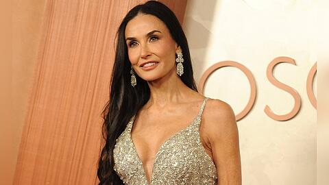 Demi Moore bei ihrem glamourösen Auftritt während der Oscarverleihung.
