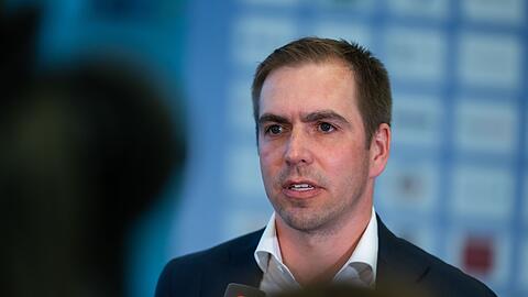 Philipp Lahm spricht.