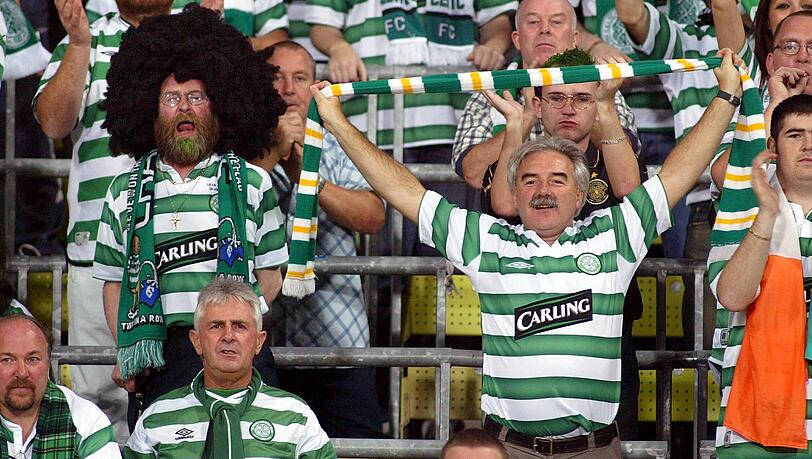 Schon im altehrwürdigen Olympiastadion sorgten die Celtic-Fans für eine gute Stimmung. Schon im altehrwürdigen Olympiastadion sorgten die Celtic-Fans für eine gute Stimmung.