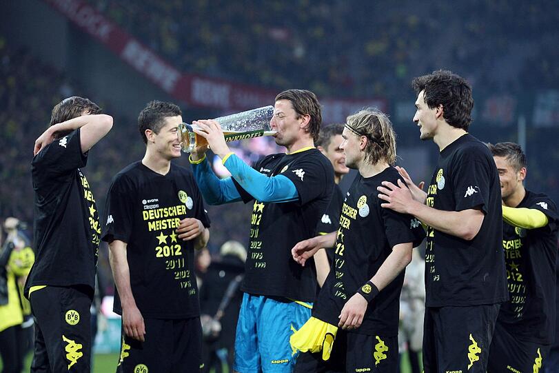 Die ganz große Party: Dortmund feiert die Meisterschaft. Die Bilder