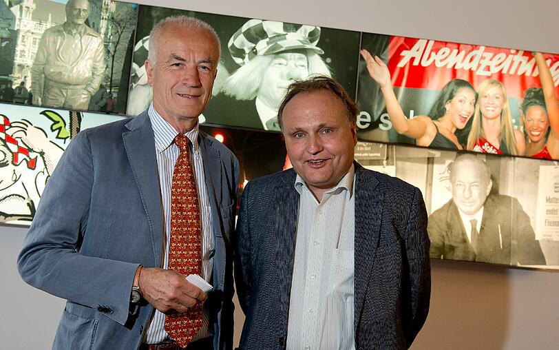 Sie glauben an Print &ndash; und die Zukunft der Abendzeitung: Die AZ-Herausgeber Dietrich von Boetticher (l.) und Martin Balle, der Verleger.