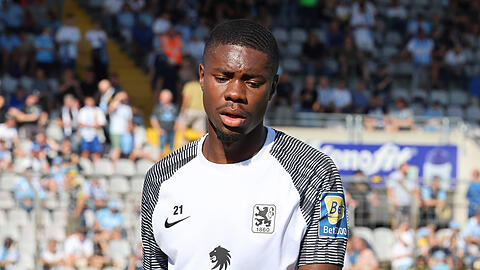 Bislang gehört Leroy Kwadwo zu den solidesten Spielern bei den Löwen. Auswärts in Münster muss der TSV 1860 jedoch ohne ihn auskommen.