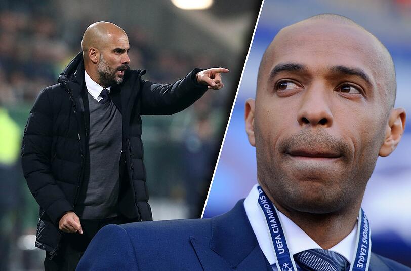 Ex-Spieler Thierry Henry glaubt, dass Pep Guardiola den FC Bayern in Richtung Premier League verlassen wird.