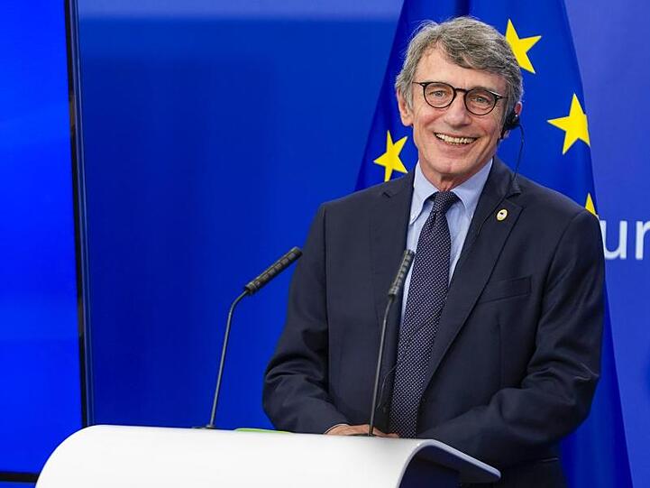 Parlamentspräsident Sassoli begrüßte die Gipfelbeschlüsse grundsätzlich.