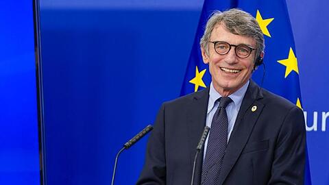 Parlamentspräsident Sassoli begrüßte die Gipfelbeschlüsse grundsätzlich.