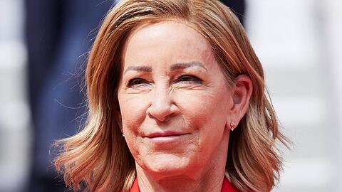 Chris Evert macht eine erneute Eierstockkrebs-Erkrankung &ouml;ffentlich.