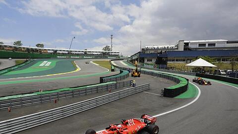 Fuhr beim Training zum Grand Prix von Brasilien die schnellste Runde: Sebastian Vettel im Ferrari.