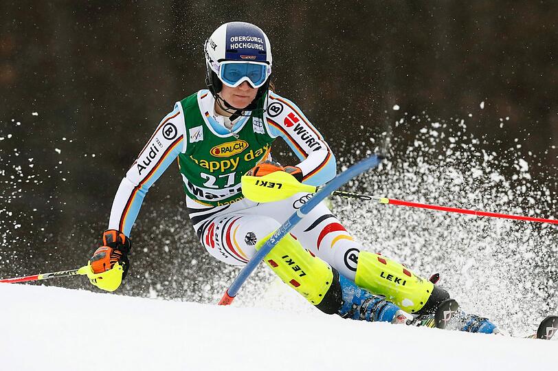 Lena Dürr lieferte eine tolle Leistung beim Slalom in Maribor ab.