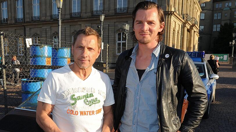 Die "Tatort"-Kommissare aus Stuttgart: Richy Müller als Kommissar Thorsten Lannert und Felix Klare als Kommissar Sebastian Bootz.