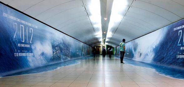 Guerilla Marketing ist eine äußerst amüsante Art der Werbung, hier für den Katastrophen-Film "2012".