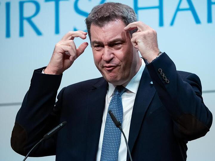 Für Steuersenkungen: Der bayerische Ministerpräsident Markus Söder (CSU) im Wirtschaftsbeirat der Union.