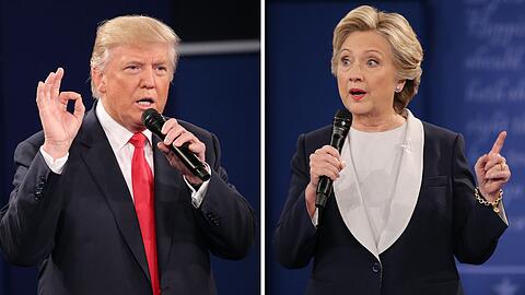 Donald Trump wurde 2016 zum ersten Mal zum US-Pr&auml;sidenten gew&auml;hlt - und setzte sich damals gegen Hillary Clinton durch. (Archivbild)