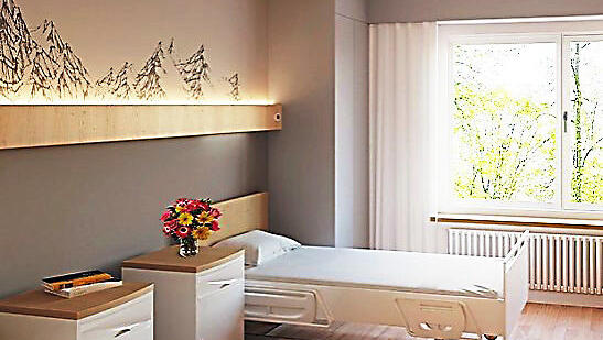 So sollen die neuen Zimmer in Harlaching aussehen. MÜK So sollen die neuen Zimmer in Harlaching aussehen. MÜK