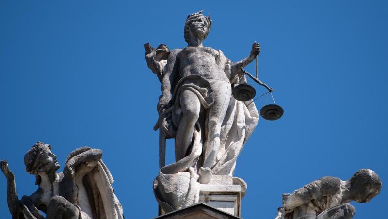 Eine Justitia-Statue auf dem Justizpalast in München. Foto: Sven Hoppe/dpa/Symbolbild Eine Justitia-Statue auf dem Justizpalast in München. Foto: Sven Hoppe/dpa/Symbolbild