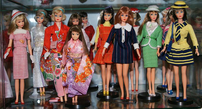 Diese Barbies hier sind äußerst selten: sie wurden in den 60er und 70er Jahren nur in Japan verkauft.