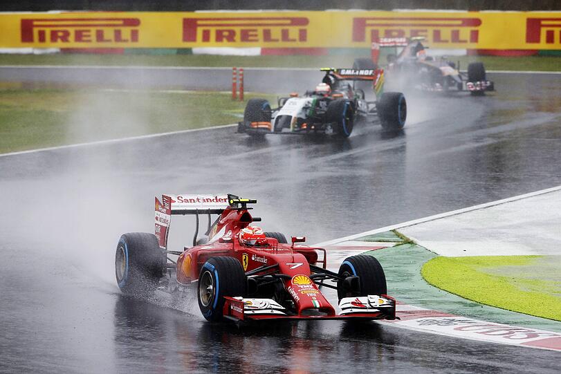 Die Bilder vom irren Regen-Rennen in Suzuka.