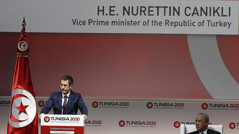 Der türkische Vize-Ministerpräsident Nurettin Canikli während einer Rede im Herbst 2016.
