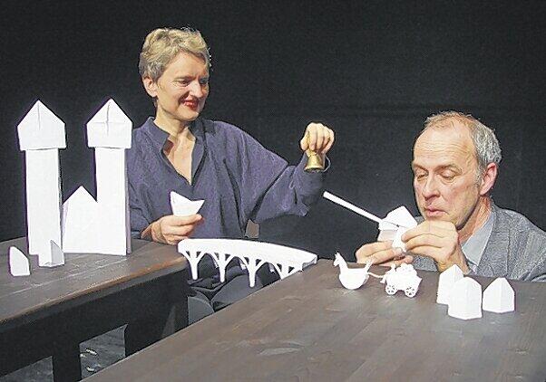 Hedwig Rost und Jörg Baesecke in &bdquo;Salz".