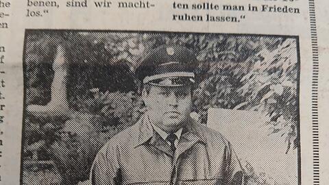 Friedhofsgärtner Günther Vornehm (28) sagt 1974 zur AZ: „Vor den Gedenktagen verdoppeln sich die Diebstähle.“