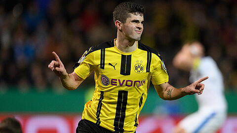 Fünf Tore und neun Vorlagen in dieser Saison: Dortmund-Youngster
Christian Pulisic, der einen Vertrag bis 2020 besitzt.
