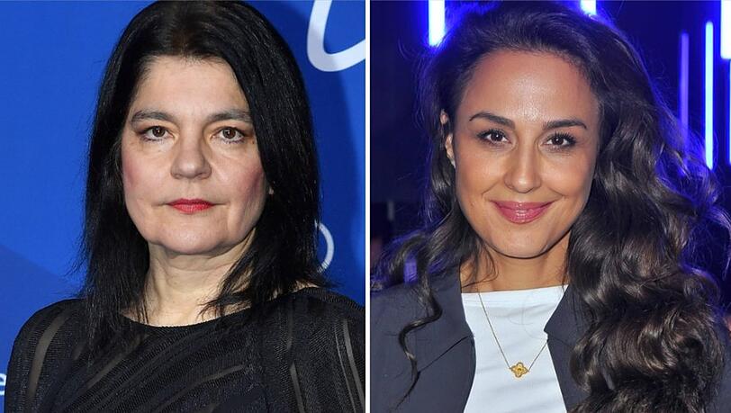 Jasmin Tabatabai (l.) und Nina Moghaddam haben iranische Wurzeln und verfolgen die Geschehnisse dort aufmerksam. Jasmin Tabatabai (l.) und Nina Moghaddam haben iranische Wurzeln und verfolgen die Geschehnisse dort aufmerksam.