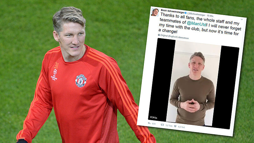 Bastian Schweinsteiger sagt Servus. Es geht in die USA in die Major League Soccer.
