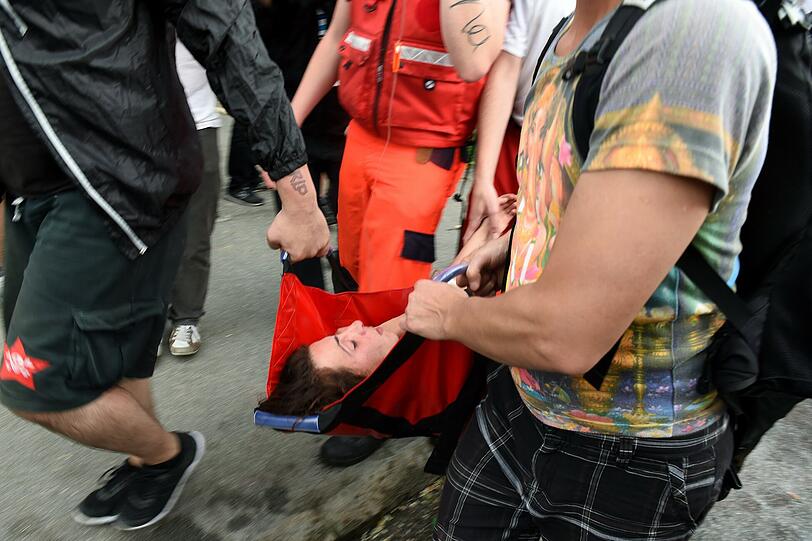 Weitere Bilder zur Anti-G/-Demo in Garmisch.