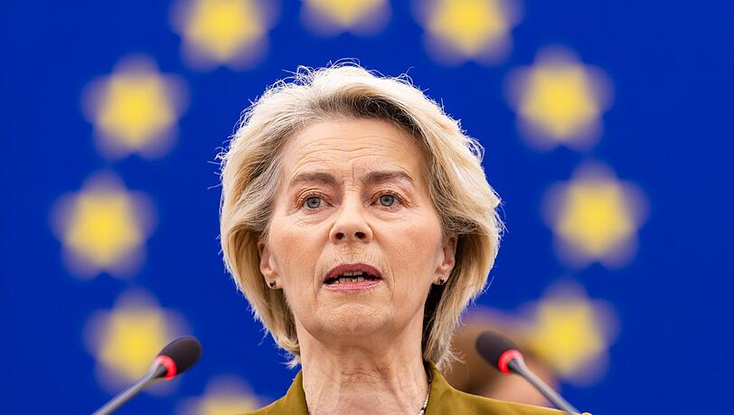 Vorherige Misstrauensantr&auml;ge gegen Ursula von der Leyens EU-Kommission scheiterten deutlich. (Archivbild)