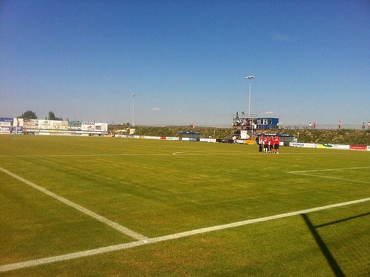 Der FC Bayern testet gegen den SV Seligenporten. Hier gibt's die ersten Bilder vom Spielfeld.