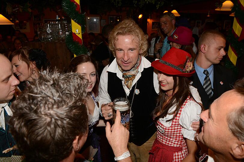 Ein Schnappschuss mit dem großen Showmaster