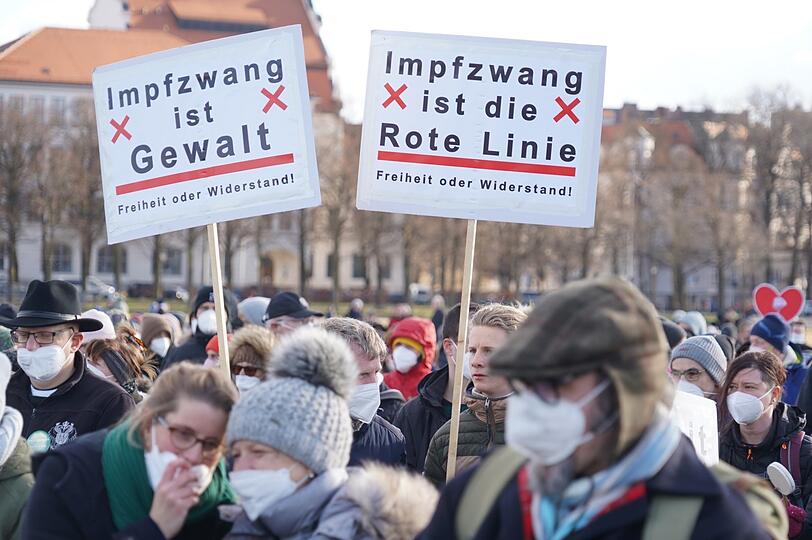 Die meisten Teilnehmer hielten sich an die Auflagen.