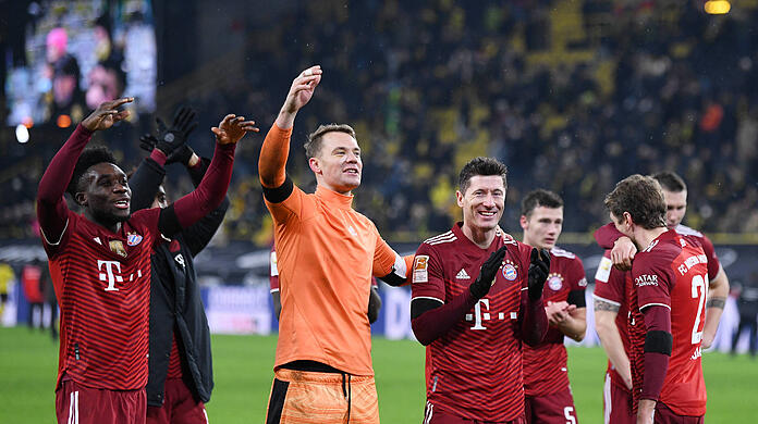 Auch das Hinspiel im Signal Iduna Park konnte der FC Bayern im Dezember für sich entscheiden.