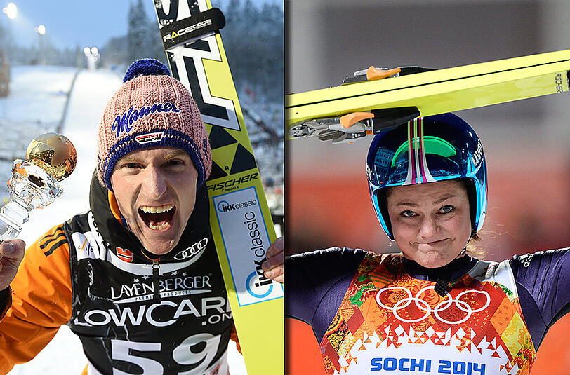 Severin Freund und Carina Vogt sind die Aushängeschilder des deutschen Skispringens.
