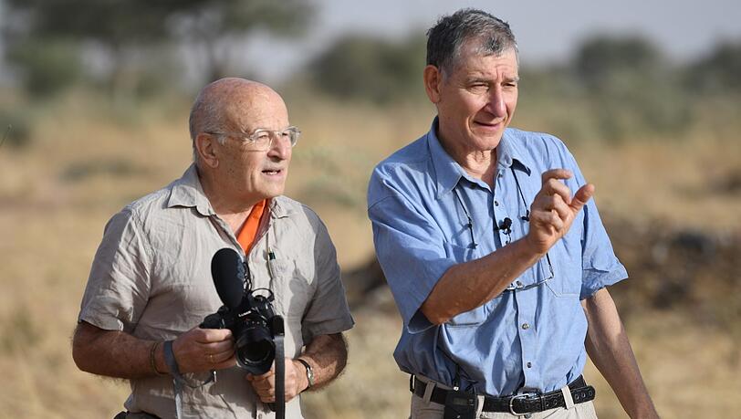 Volker Schlöndorff (links) und Nobelpreisträger Tony Rinaudo. Volker Schlöndorff (links) und Nobelpreisträger Tony Rinaudo.
