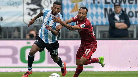 Schwer zu halten vom Gegner, gegen Aue aber nur Zuschauer: Amilton, brasilianischer Offensivspieler des TSV 1860, fehlt im Erzgebirge wegen einer Gelbsperre.