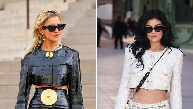 Caro Daur und Kylie Jenner trugen während der Fashion Week in Paris bereits die neuesten Sonnenbrillen-Trends.