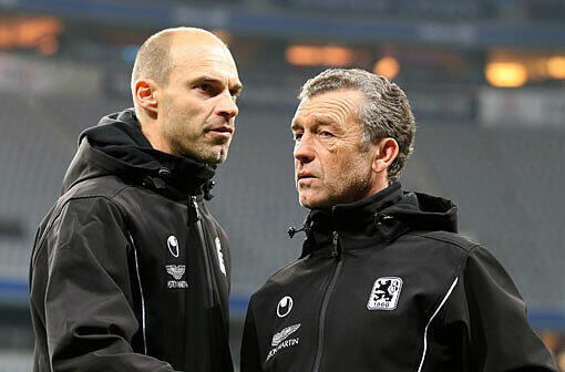 Bleiben bei 1860: Löwen-Trainer Alexander Schmidt und Sportchef Florian Hinterberger