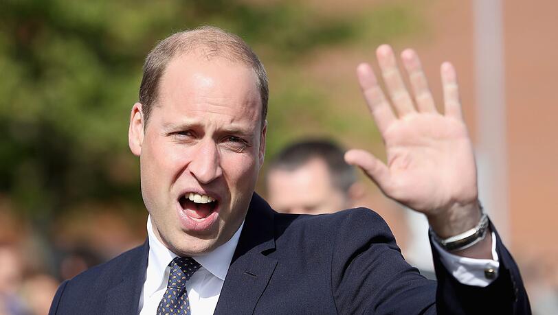 Der britische Prinz William hatte im September 2017 noch deutlich mehr Haare. Der britische Prinz William hatte im September 2017 noch deutlich mehr Haare.