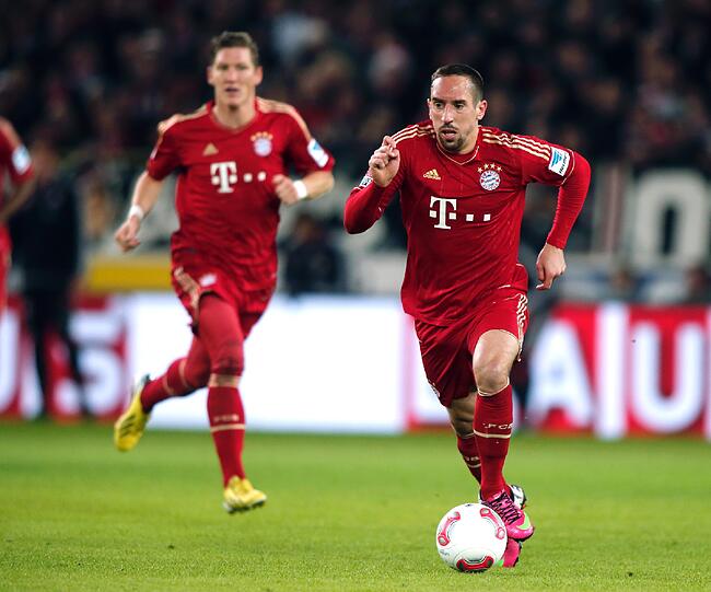 Franck Ribéry wird gegen Bremen wie gewohnt als Linksaußen auflaufen, für das Pokalspiel am kommenden Mittwoch gegen Dortmund ist er Rot-gesperrt.