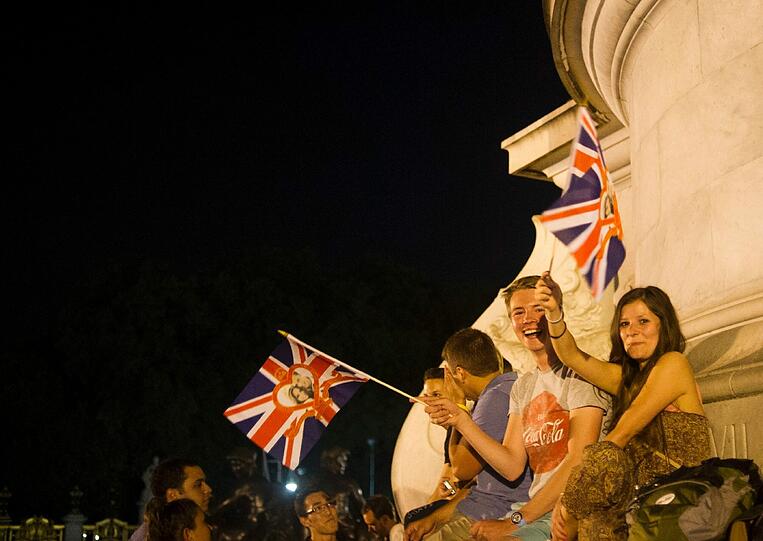 So feiert London den kleinen Prinzen: Aktuelle Bilder zum Durchklicken.